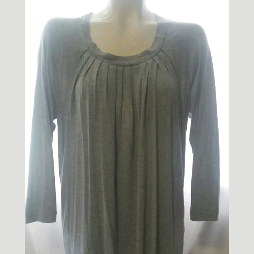Escada Women Gray Loose Fitting Top